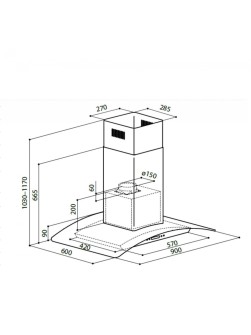 LEX Paris Isola 900 Inox
