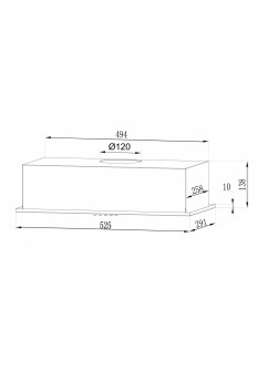 LEX GS Bloc Light 600 Inox