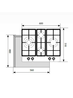 LEX GVG 6043 C IV Light Белый антик