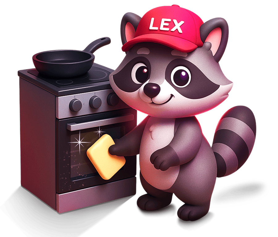 Енот уборщик