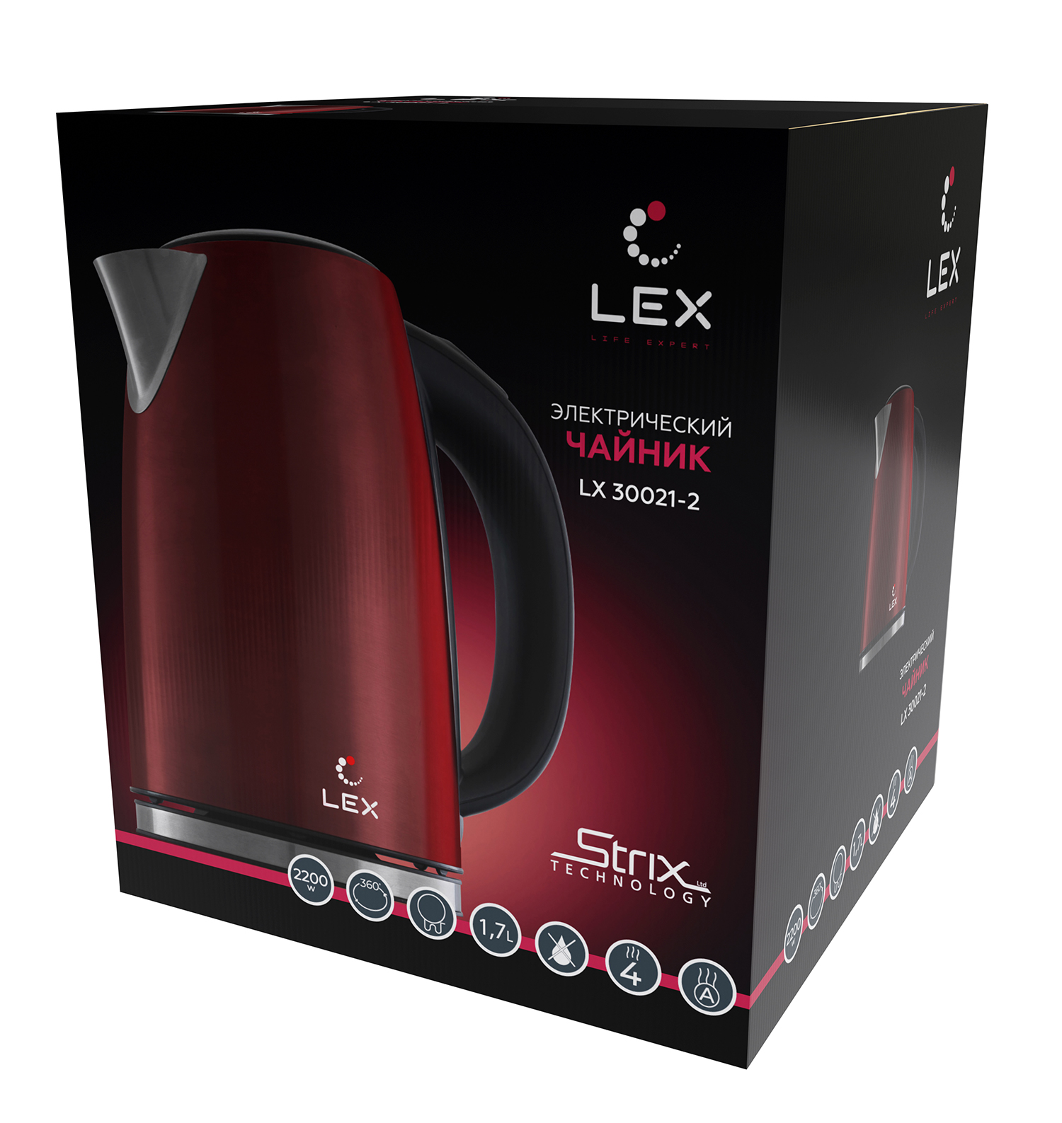 Чайник электрический LEX LX 30021-2